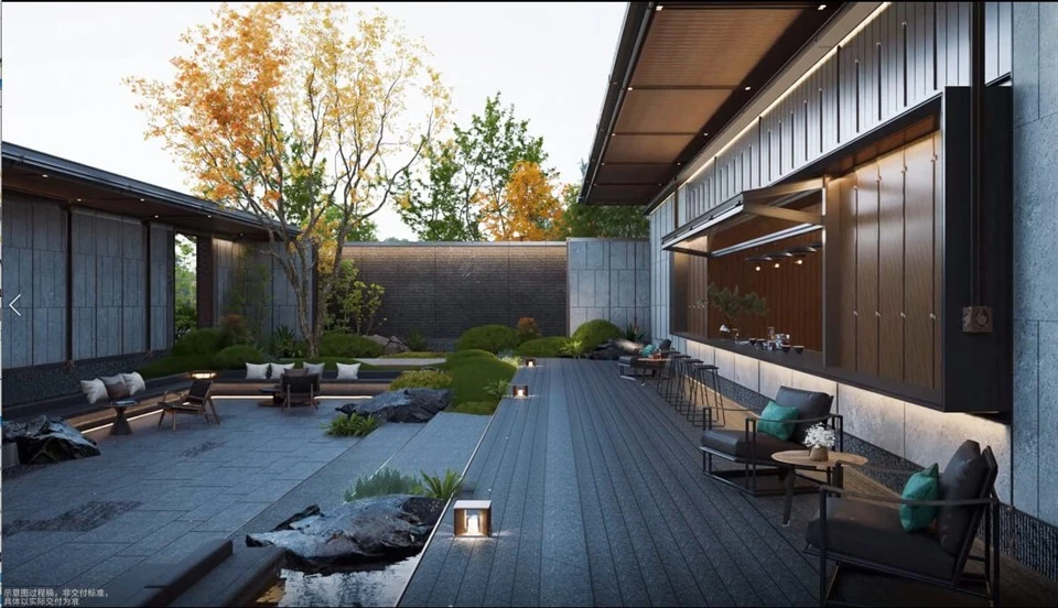 exterior 3D architectural visualization